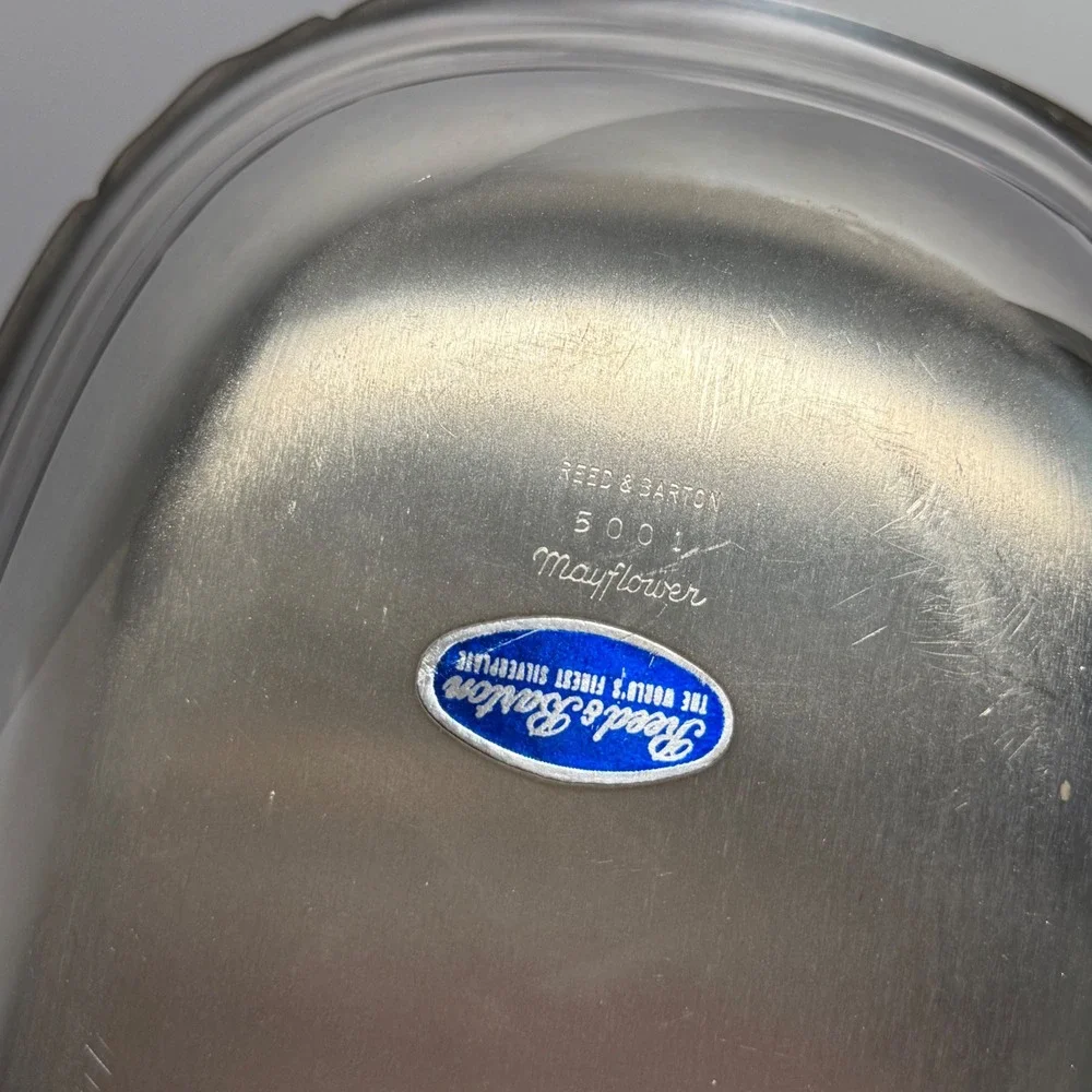 Reed & Barton Mayflower 5001 Silverplate Double Vegetable Serving Dish